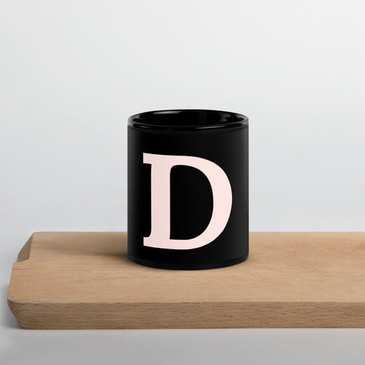 "D" initial Mug