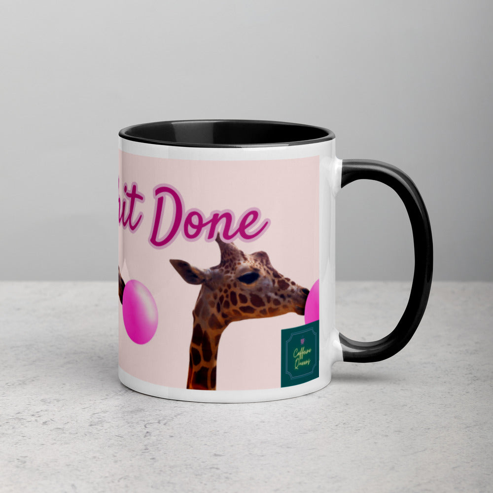 Getting Shit Done Giraffe Mug