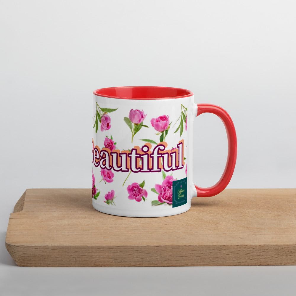 Bold & Beautiful Peonies Mug