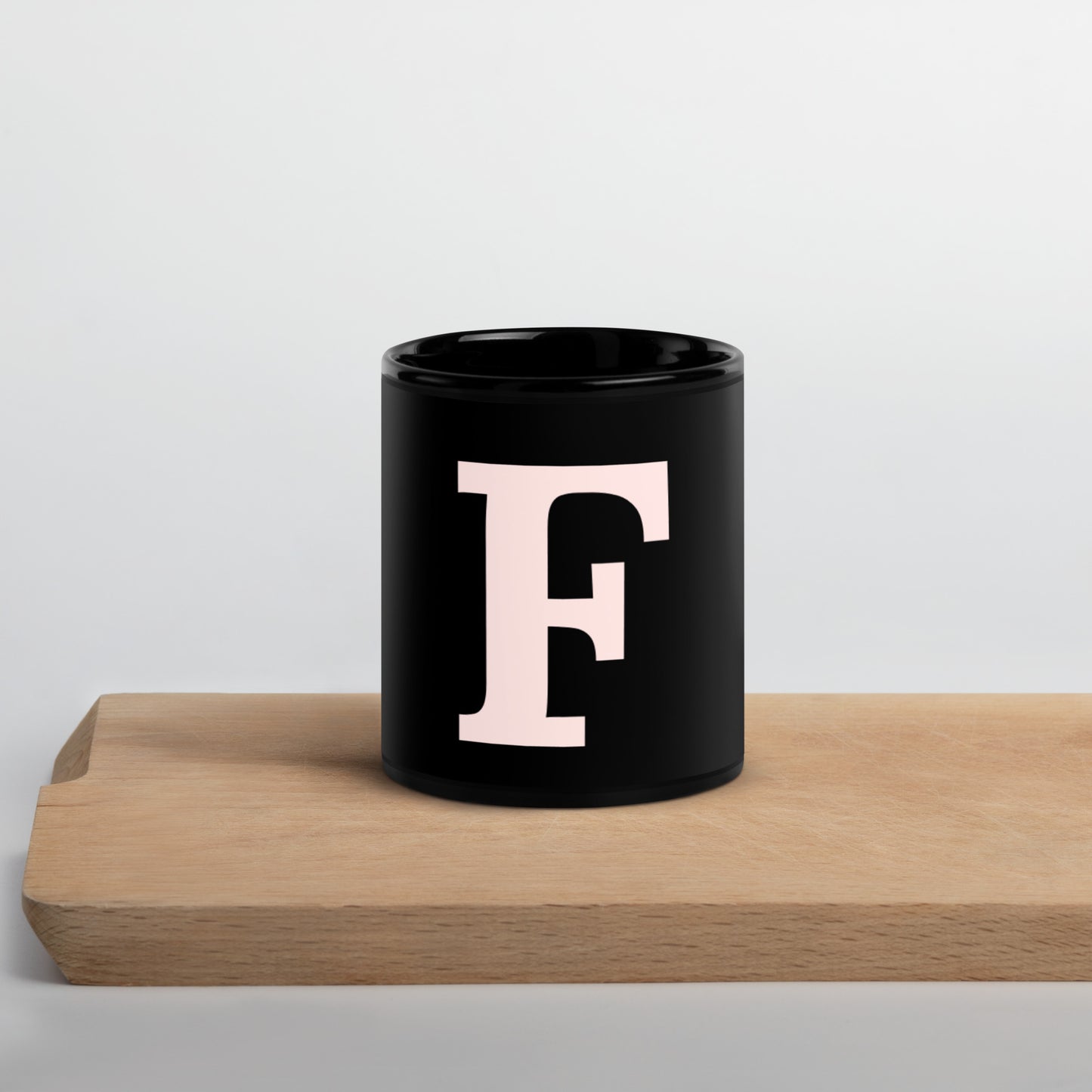 "F" Initial Mug
