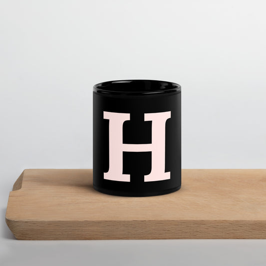 "H" Initial Mug