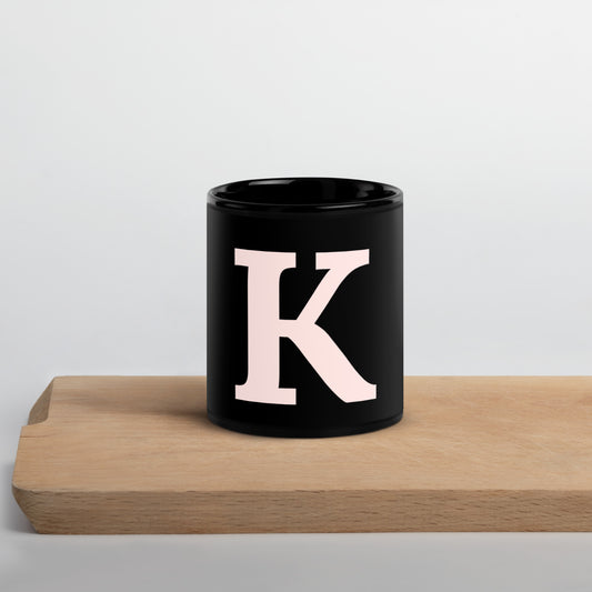 "K" Initial Mug