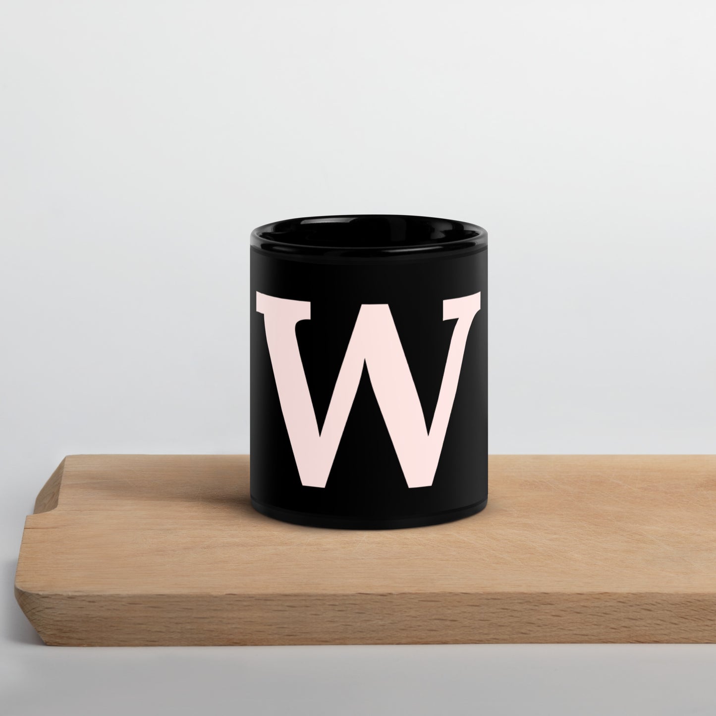 "W" Initial Mug