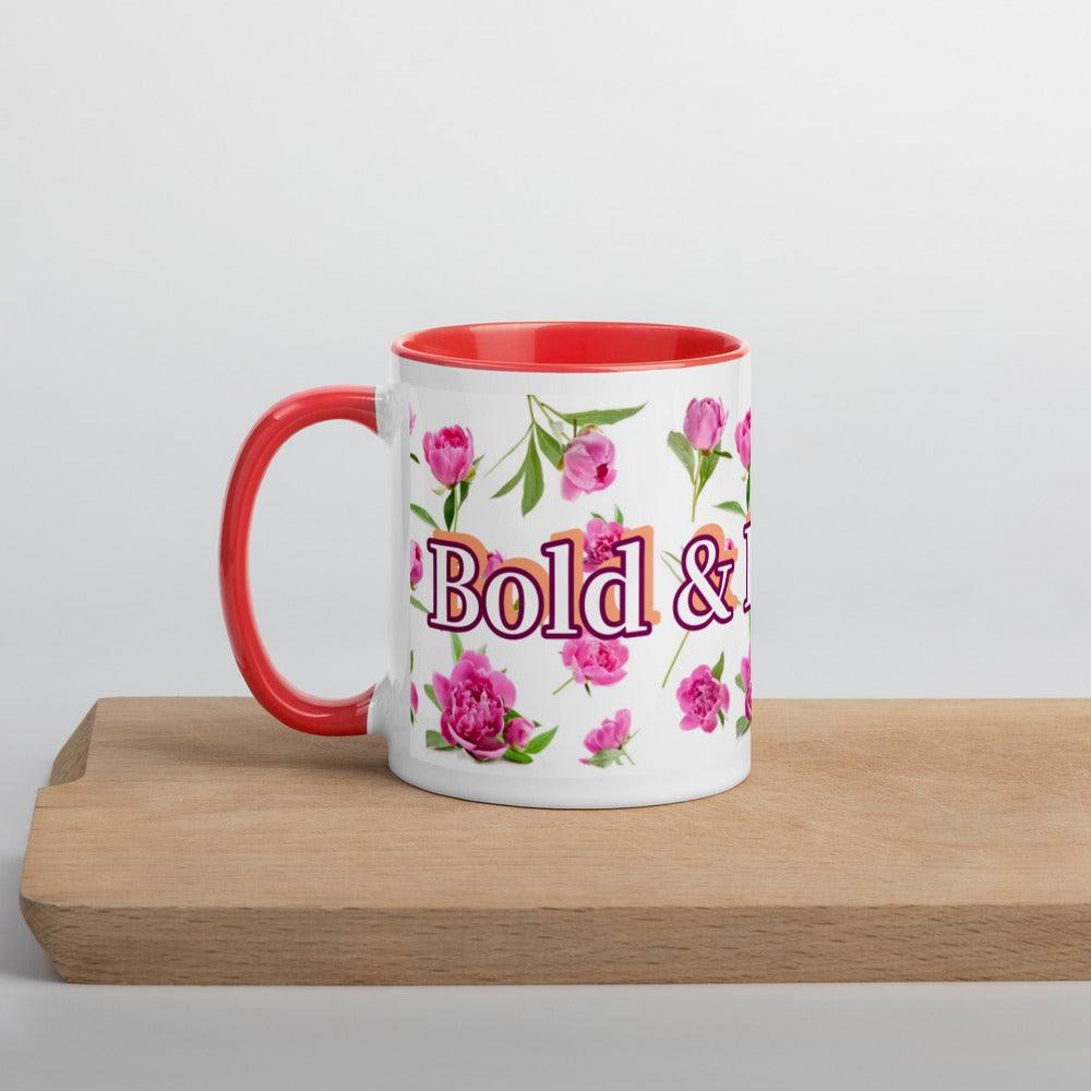 Bold & Beautiful Peonies Mug